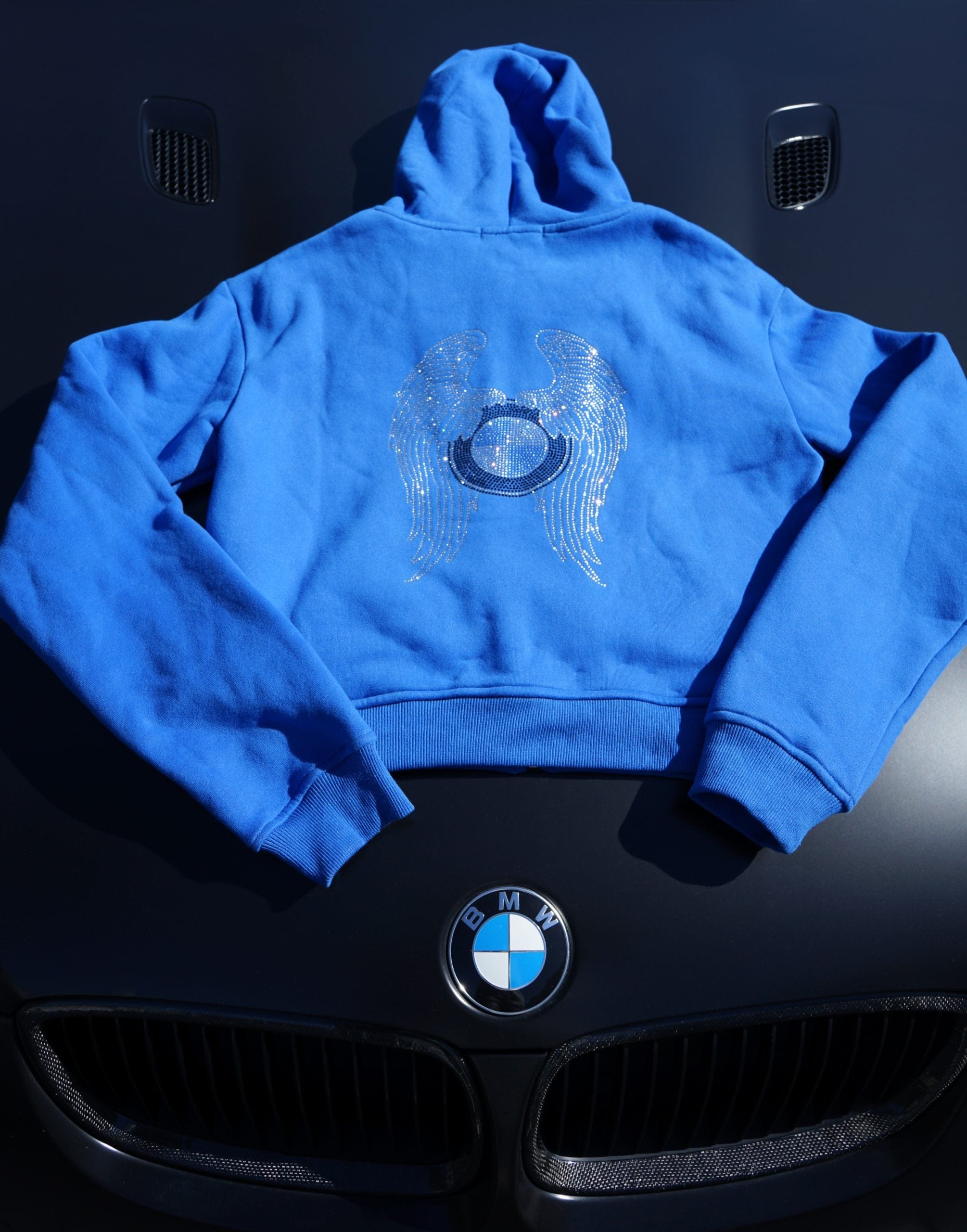 Königsblau BMW Angel Hoodie