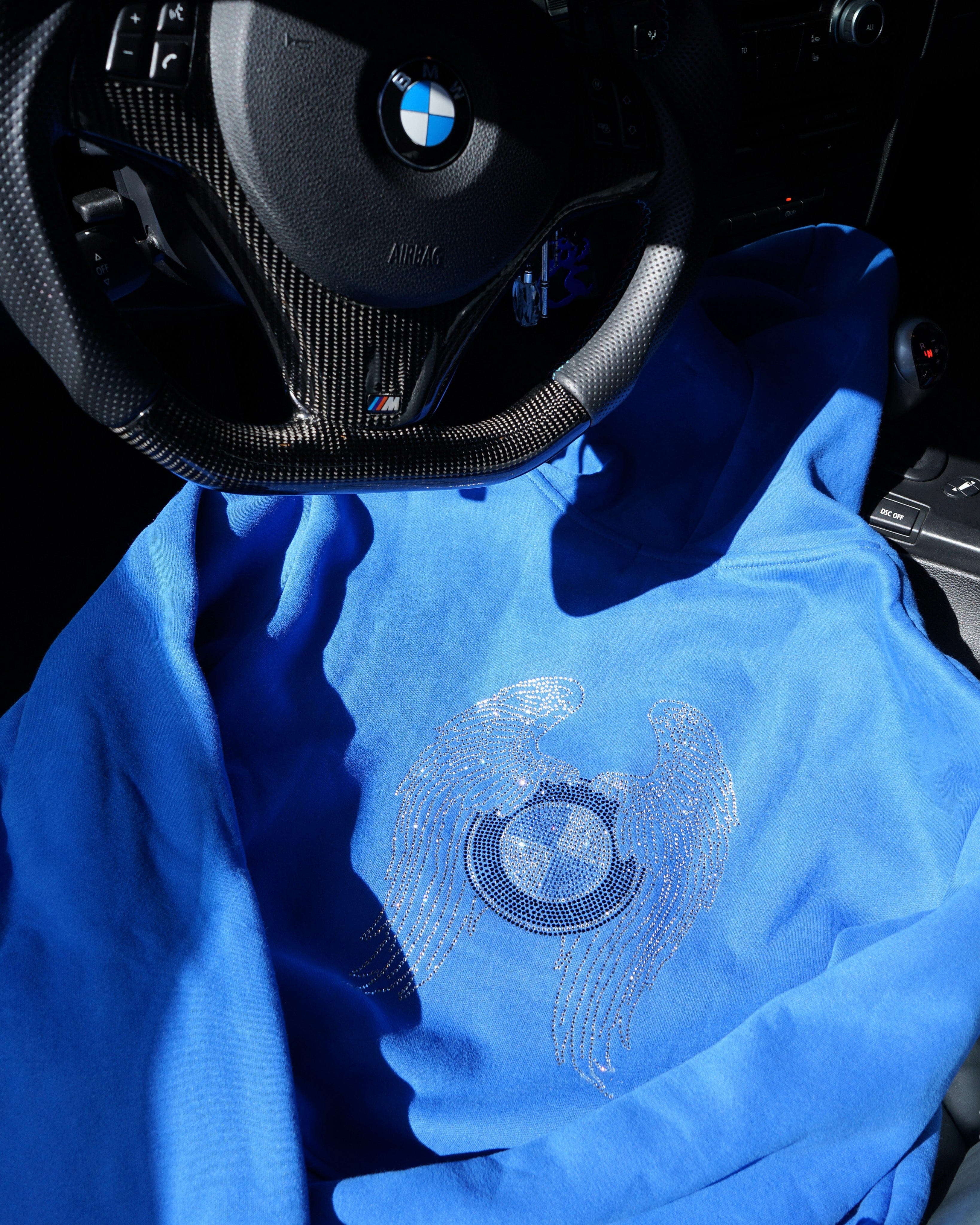 Königsblau BMW Angel Hoodie